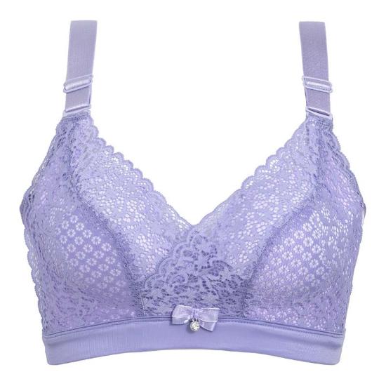 南极人直立棉无钢圈聚拢性感蕾丝调整型文胸 n8w5x2229 - 好享购物