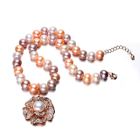 水年华隋珠和璧炫彩珍珠项链