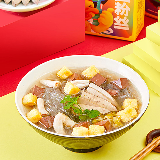 中华名小吃回味赞鸭血粉丝