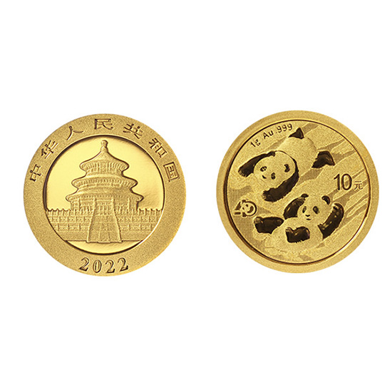 熊猫金币发行40周年金银铂铜币