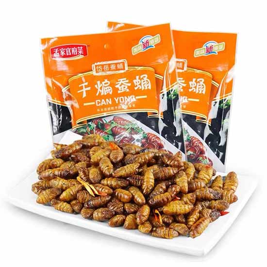 孟家官府菜干煸蚕蛹美味组