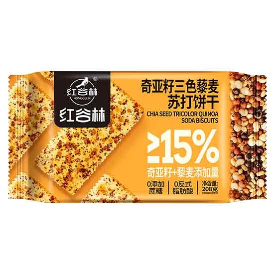 黑麦奇亚籽藜麦苏打饼干超值组