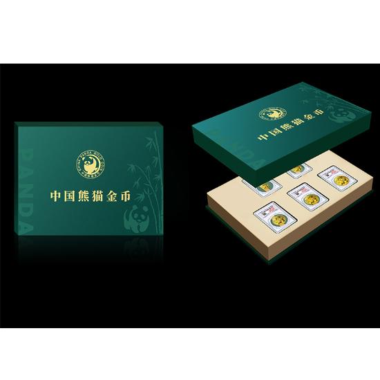 2025年熊猫金币首日认证套装