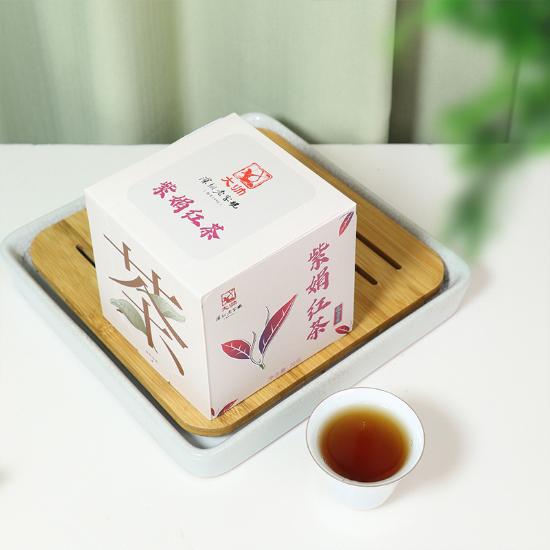 深圳老字号大帅花青素紫娟红茶