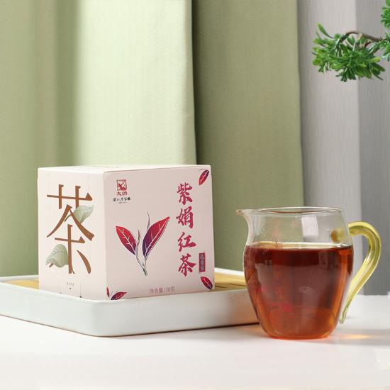 深圳老字号大帅花青素紫娟红茶