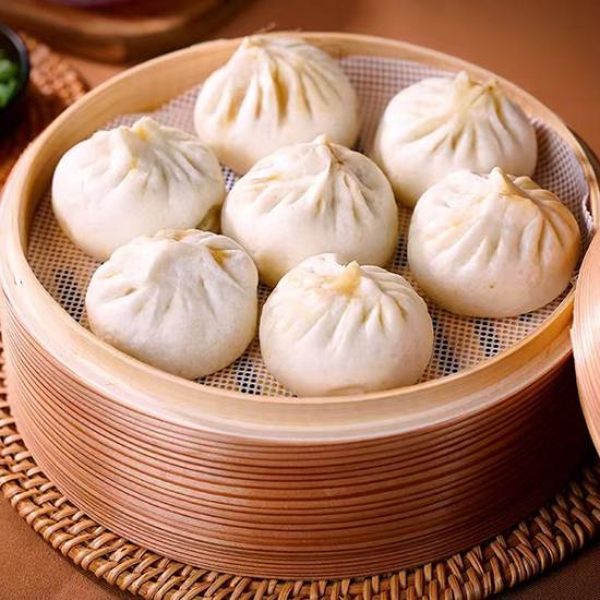 清真特色传统牛肉大葱小笼包