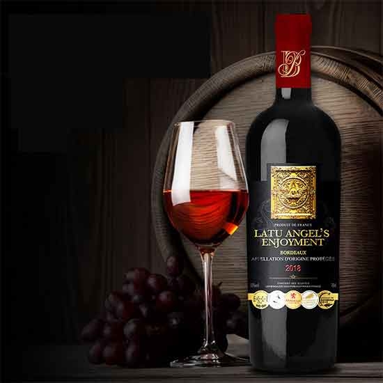 拉图天使之享V9干红葡萄酒