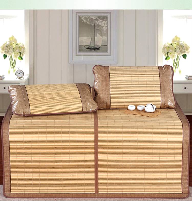 倾世皇居 双面可折叠凉席竹席-写意人生