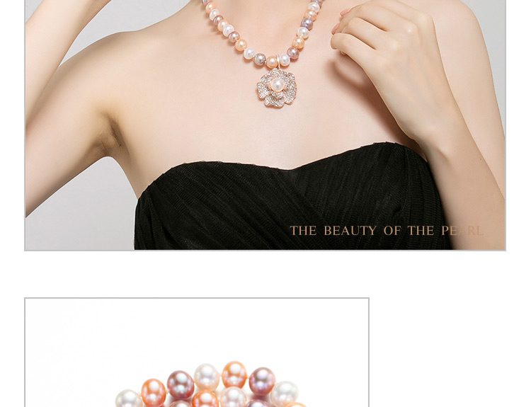 水年华隋珠和璧炫彩珍珠项链