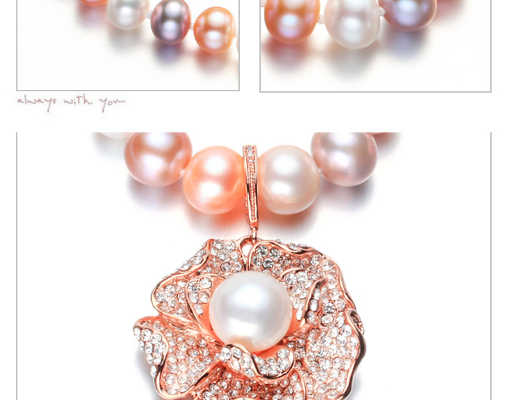 水年华隋珠和璧炫彩珍珠项链